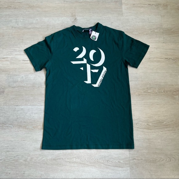 Wimbledon The Championships 2017 Official T-Shirt Men’s Small Tennis England NWT - Picture 1 of 7